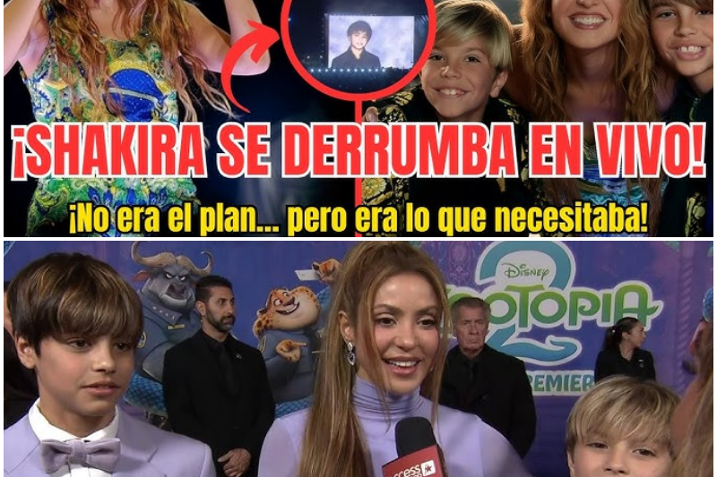 El Momento que Paralizó Copacabana: Shakira Rompe en Llanto Cuando sus Hijos Milan y Sasha Suben al Escenario y Cambian su Historia