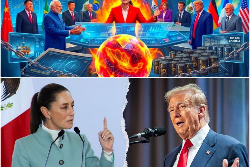 ¡TRUMP ENFURECIDO! México regala 100 mil barriles de petróleo a Cuba para ROMPER el embargo. ¡CAOS!.