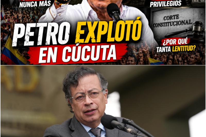 “Me arrodillo y suplico”: El explosivo clamor de Gustavo Petro en Cúcuta contra los banqueros y la Corte para salvar el futuro de los abuelos