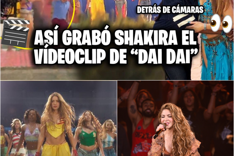 Así grabó Shakira el espectacular videoclip de “Dai Dai”: Audios filtrados, escenas eliminadas y la verdad detrás de las acusaciones de Inteligencia Artificial