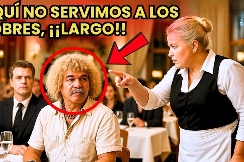 Lección de dignidad: Carlos Valderrama es discriminado en un restaurante de lujo en Madrid y desata una histórica reflexión sobre la humildad