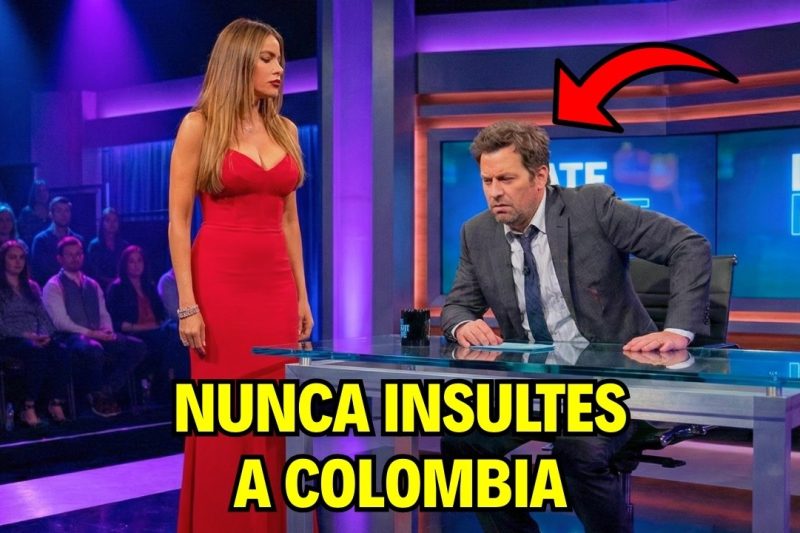Sofia Vergara slams TV host for calling Colombia a “narco-state.” Speechless response!