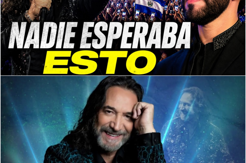 Marco Antonio Solís paraliza su concierto para lanzar un impactante e inesperado mensaje al presidente Nayib Bukele