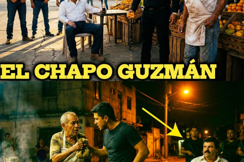 Un Matón Robó A Un Vendedor Pobre Y El Chapo Observó En Silencio — Pero La Historia Seguía