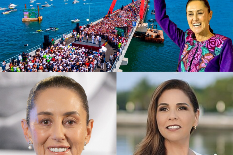 ¡De Promesa a Realidad! Claudia Sheinbaum Inaugura el Majestuoso Puente Nichupté y Transforma para Siempre la Movilidad en Cancún