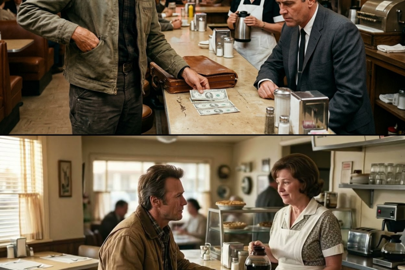Clint Eastwood estaba en el mostrador cuando ella se quedó sin opciones; lo que él hizo la dejó E…