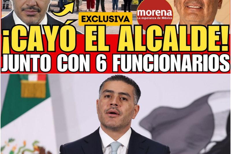 HARFUCH CAPTURA AL ALCALDE TRAIDOR DE ATLATLAHUCAN Y A 6 FUNCIONARIOS CÓMPLICES