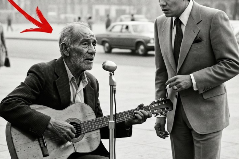 Un Anciano Sin Hogar Tarareaba “El Triste” Frente a un Micrófono — Hasta que JOSE JOSE se Detuvo