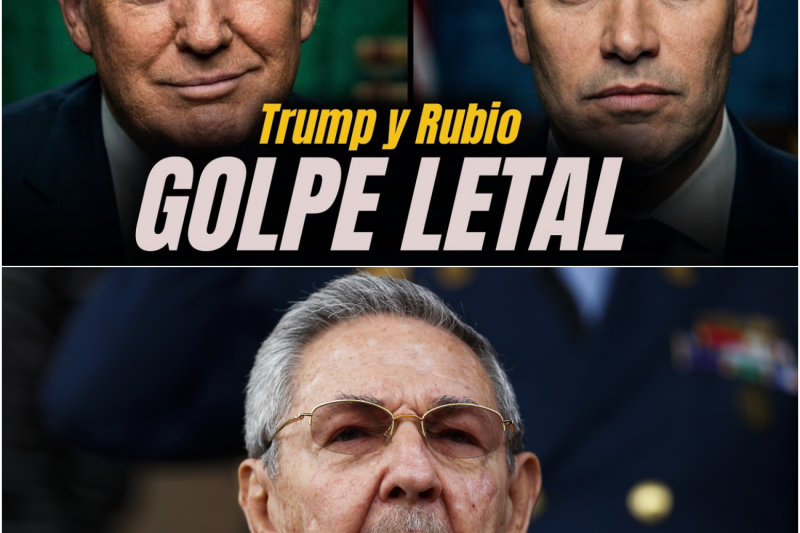 El golpe final de DE TRUMP Y RUBIO con bloqueo de las cuentas castristas