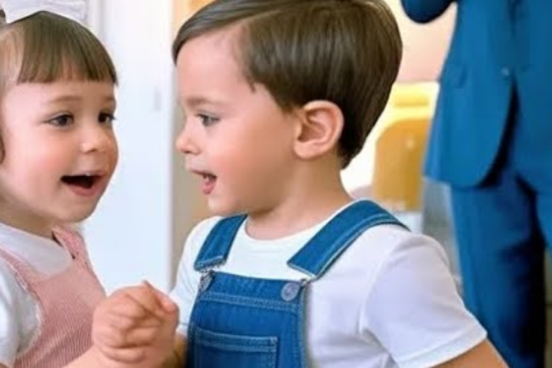 MILLONARIO REGRESA AGOTADO A CASA… Y QUEDA EN SHOCK AL VER A SU HIJA CON EL HIJO DE LA EMPLEADA