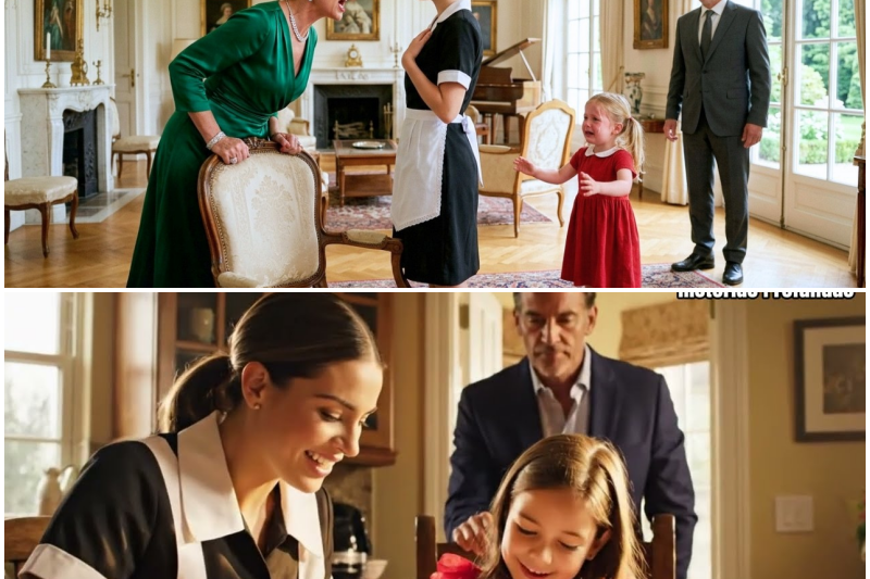 La Esposa Del Millonario Ofendió A La Empleada… Y Una Niña Reveló Lo Impensable