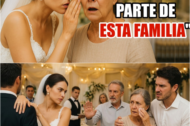En la Víspera de la BODA de mi HIJO, mi NUERA me Dijo: “Mañana YA NO SERÁS parte de la FAMILIA”