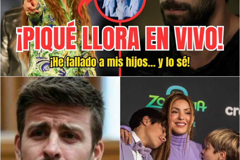 El quiebre de un ídolo: Gerard Piqué llora desconsoladamente en Barcelona al ver a sus hijos en Copacabana y confiesa: “Les he fallado”