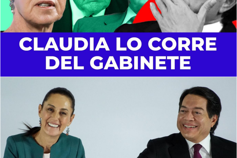 ¡FUERA DEL GABINETE! Sheinbaum no aguanta más a Mario Delgado y lo corre de la SEP