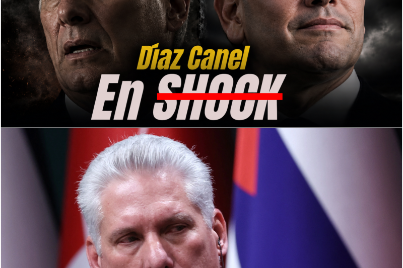 ÚLTIMA HORA – DÍAZ-CANEL NO DURMIÓ DESPUÉS DE VER LA FOTO DE RUBIO CON LA ROPA DE MADURO CAPTURADO