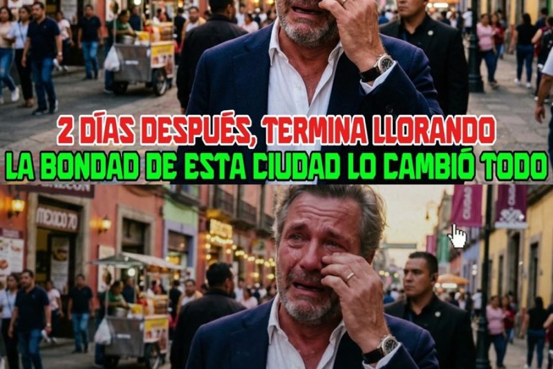 MILLONARIO FRANCÉS LLORA TRAS VIVIR 2 DÍAS DE INCÓGNITO EN MÉXICO s