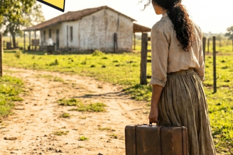 Joven Hambrienta Pide Refugio En La Granja… Es Tratada Como Intrusa… Pero Su Maleta Vieja Tiene Algo