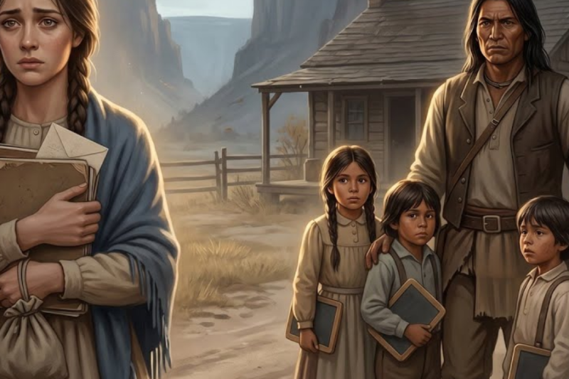 La maestra tartamuda fue al Apache del cañón… y descubrió la verdad sobre la tierra heredada