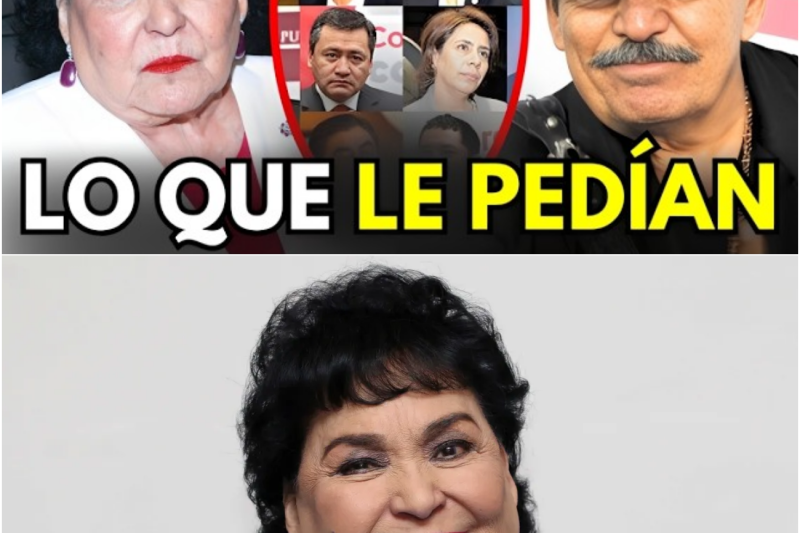 CARMEN SALINAS CONFESÓ Los FAVORES que POLÍTICOS y JOAN SEBASTIAN le PIDIERON… Dejó una LISTA