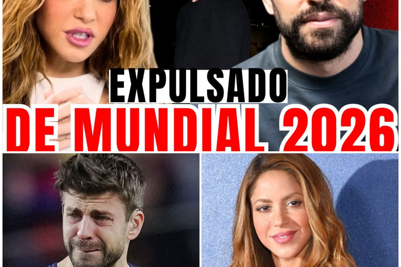¡El resentimiento al descubierto! Piqué estalla contra la FIFA por elegir a Shakira para el Mundial 2026 y amenaza con llevarla a los tribunales