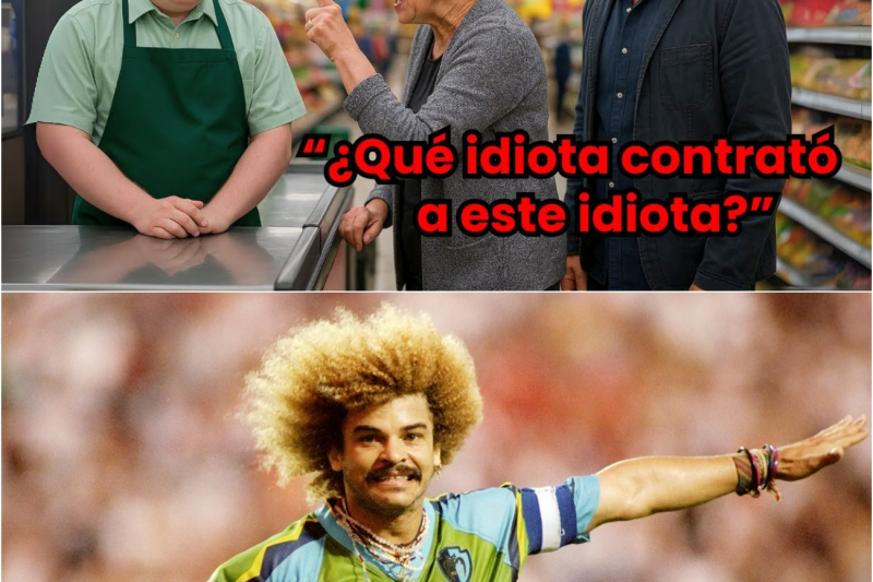 Carlos Valderrama interviene cuando un cliente maleducado ataca a un empleado con síndrome de Down