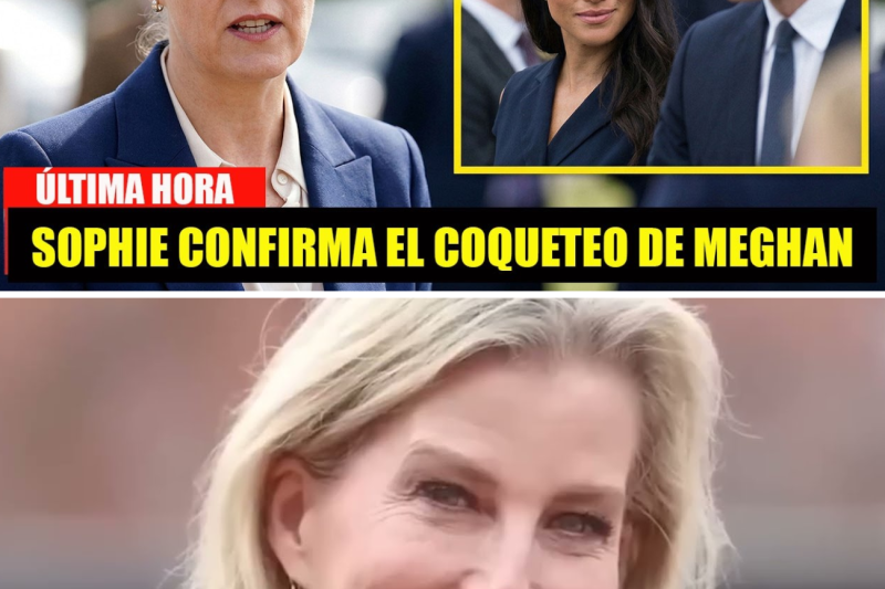 Sophie lo dice: coqueteo de Meghan con William acabó su vida real de la noche a la mañana