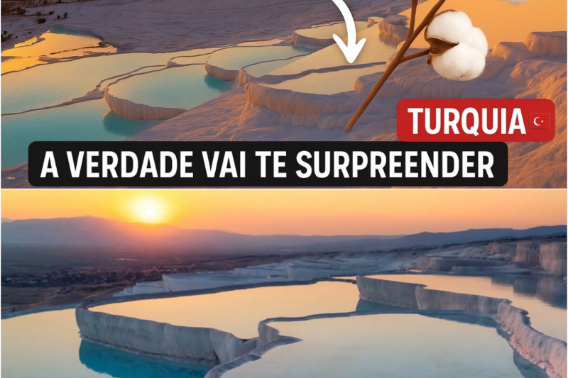 Pamukkale: O “Castelo de Neve” Que Tem Água a 35°C na Turquia!
