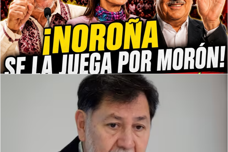 NOROÑA MANDA MENSAJE DESDE MICHOACÁN. ESTO DIJO DE MORÓN Y SHEINBAUM.