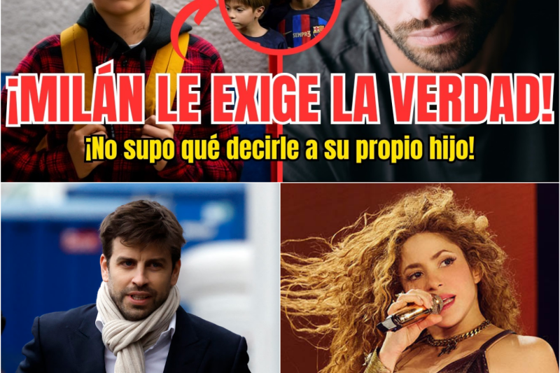 ¡ÚLTIMA HORA! PIQUÉ SE QUEDA MUDO ANTE SU HIJO Y EL SILENCIO LO DELATA