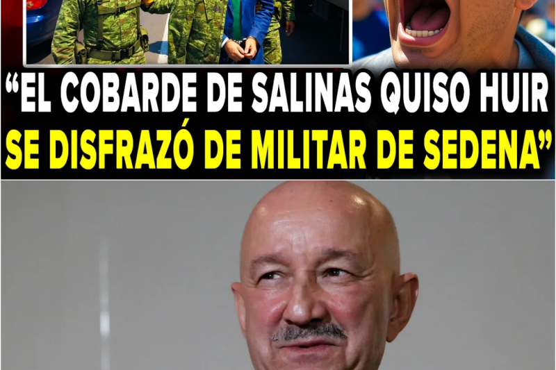 HARFUCH ATRAPA a CARLOS SALINAS tras INTENTAR ESCAPAR de MÉXICO DISFRAZADO de SEDENA