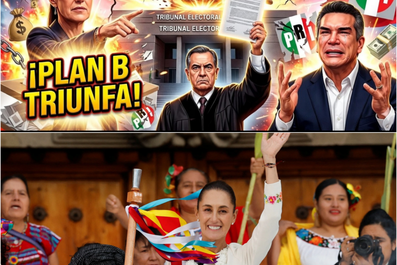 ¡SHEINBAUM GANA ¡Luz Verde! El Tribunal Electoral sepulta las quejas y blinda el Plan B para 2027