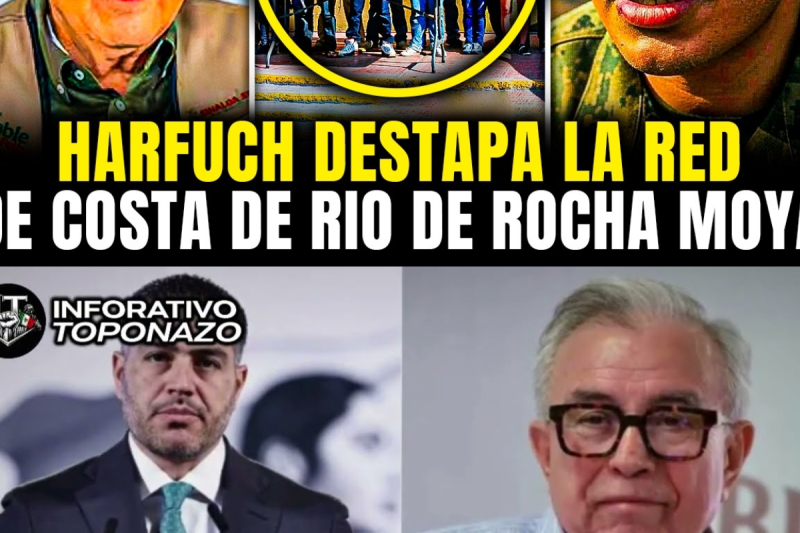 HARFUCH DESTAPA la RED COSTA DE ORO de ROCHA MOYA: 10 FUNCIONARIOS CAÍDOS en UNA NOCHE