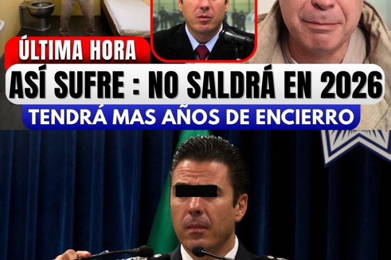 De superpolicía a la sombra: El impactante declive de Luis Cárdenas Palomino, la mano derecha de García Luna que hoy sobrevive aislado en un penal psiquiátrico de Morelos.