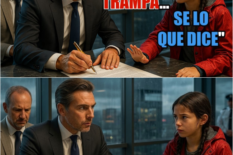 Un MILLONARIO iba a FIRMAR sin entender ALEMÁN… hasta que la HIJA de la LIMPIADORA lo DETUVO