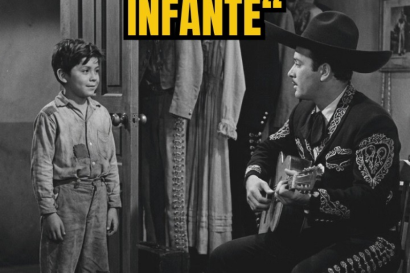 un niño mudo de 8 años entro al camerino de pedro infante