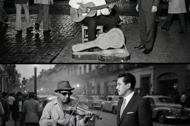 Cantinflas encontró un músico ciego en la calle—lo que descubrió sobre su talento CAMBIÓ TODO