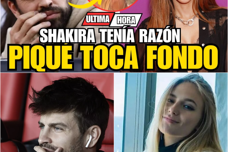 PIQUÉ DEMANDA A CLARA CHÍA Y SHAKIRA QUEDA VALIDADA TRAS EL GOLPE MÁS BAJO