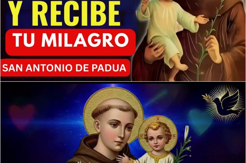 REZA ESTO HOY Y RECIBE TU MILAGRO QUE CAMBIARÁ TU VIDA | SAN ANTONIO NUNCA FALLA