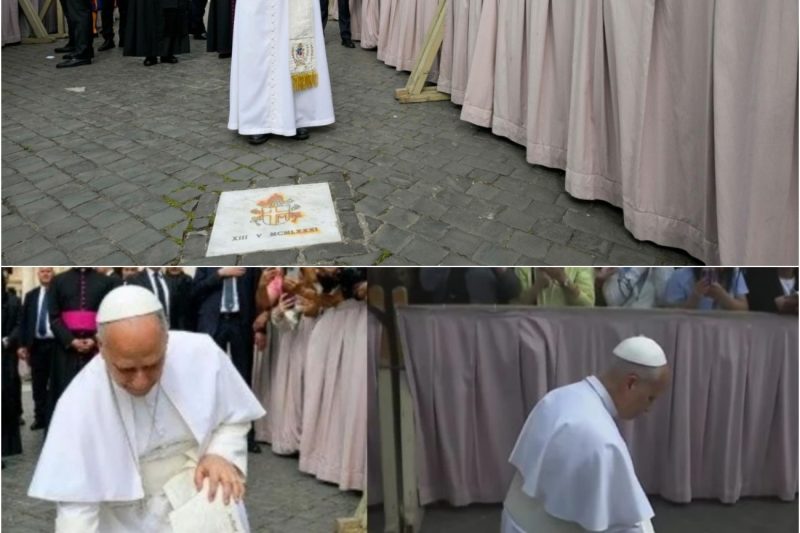 Papa León XIV se arrodilló donde hirieron a Juan Pablo II — Lo que hizo dejó al mundo en silencio