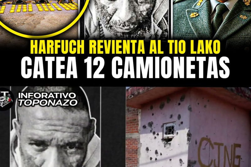 ¡HARFUCH REVIENTA al TÍO LACO en COLIMA! Incauta 12 camionetas con Millones y Catea 7 Negocios