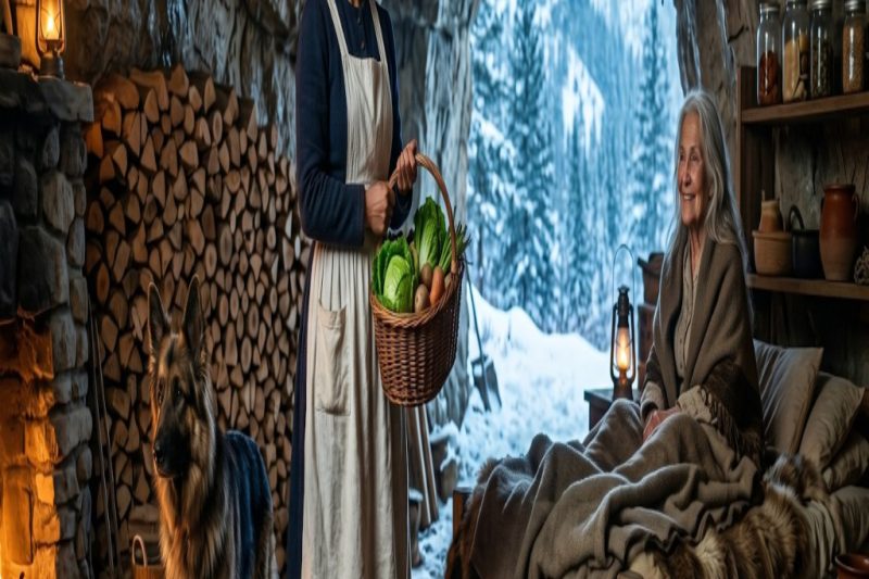 Desterradas a una Ruina, Esta Viuda Acumuló Leña en Secreto — Salvó a Su Pueblo Entero en la Gran Nevada