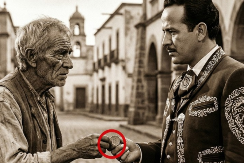 Un anciano le dio su último peso a pedro infante