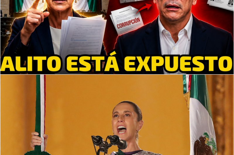 ¡Sheinbaum aplasta al PRI! Alito Moreno y su lista de corrupción frente a la Gran Presidenta