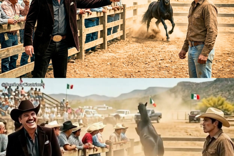 “SI ESE CABALLO TE DEJA DOMARLO… TODO EL GANADO ES TUYO”, LE DIJO EL HACENDADO. NO CREYÓ QUE PUDIERA