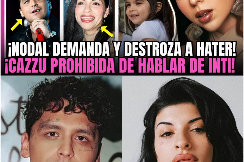 ¡El giro más inesperado! Christian Nodal demanda a un detractor y silencia legalmente a Cazzu en medio de su crisis con Ángela Aguilar