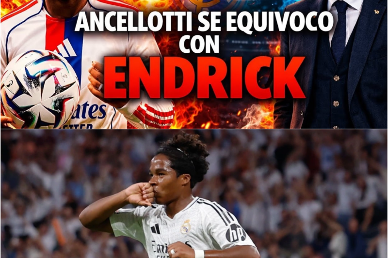 Gol de Endrick… Ancelotti se equivocó