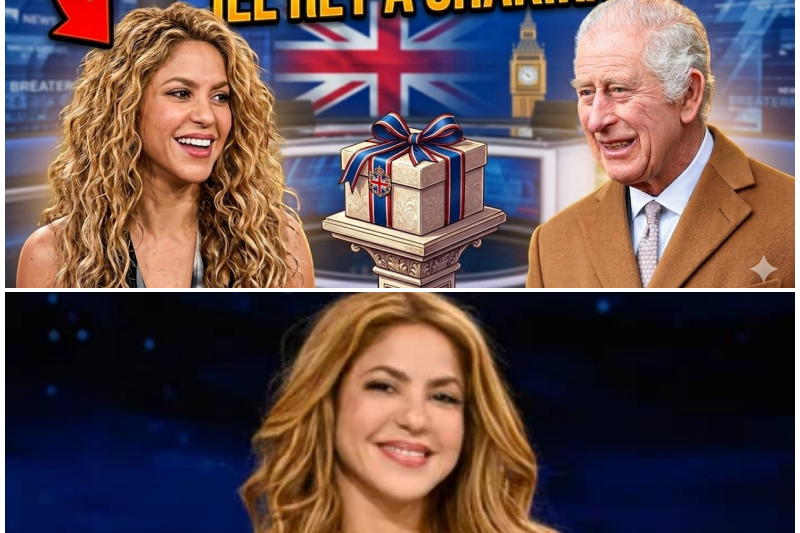 Shakira Rompe en Llanto: El Fastuoso Regalo del Rey Carlos y su Vínculo Secreto con la Realeza Británica