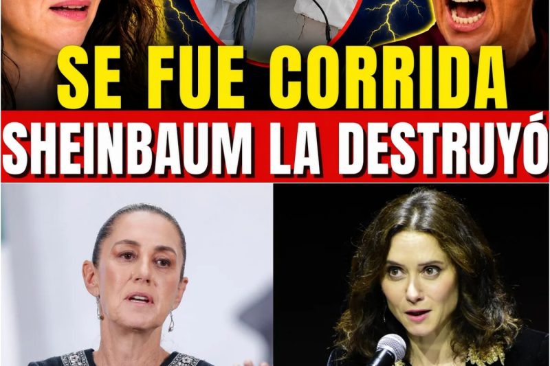 SHEINBAUM LANZA EL GOLPE MÁS HUMILLANTE CONTRA AYUSO ANTE TODO MÉXICO