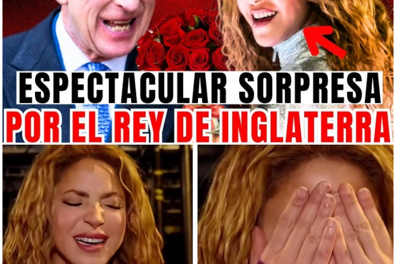 Shakira Rompe en Llanto: El Fastuoso Regalo del Rey Carlos y su Vínculo Secreto con la Realeza Británica