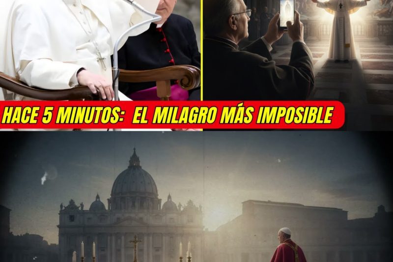 ¡Increíble! La Virgen María se apareció al Papa en la Capilla Sixtina